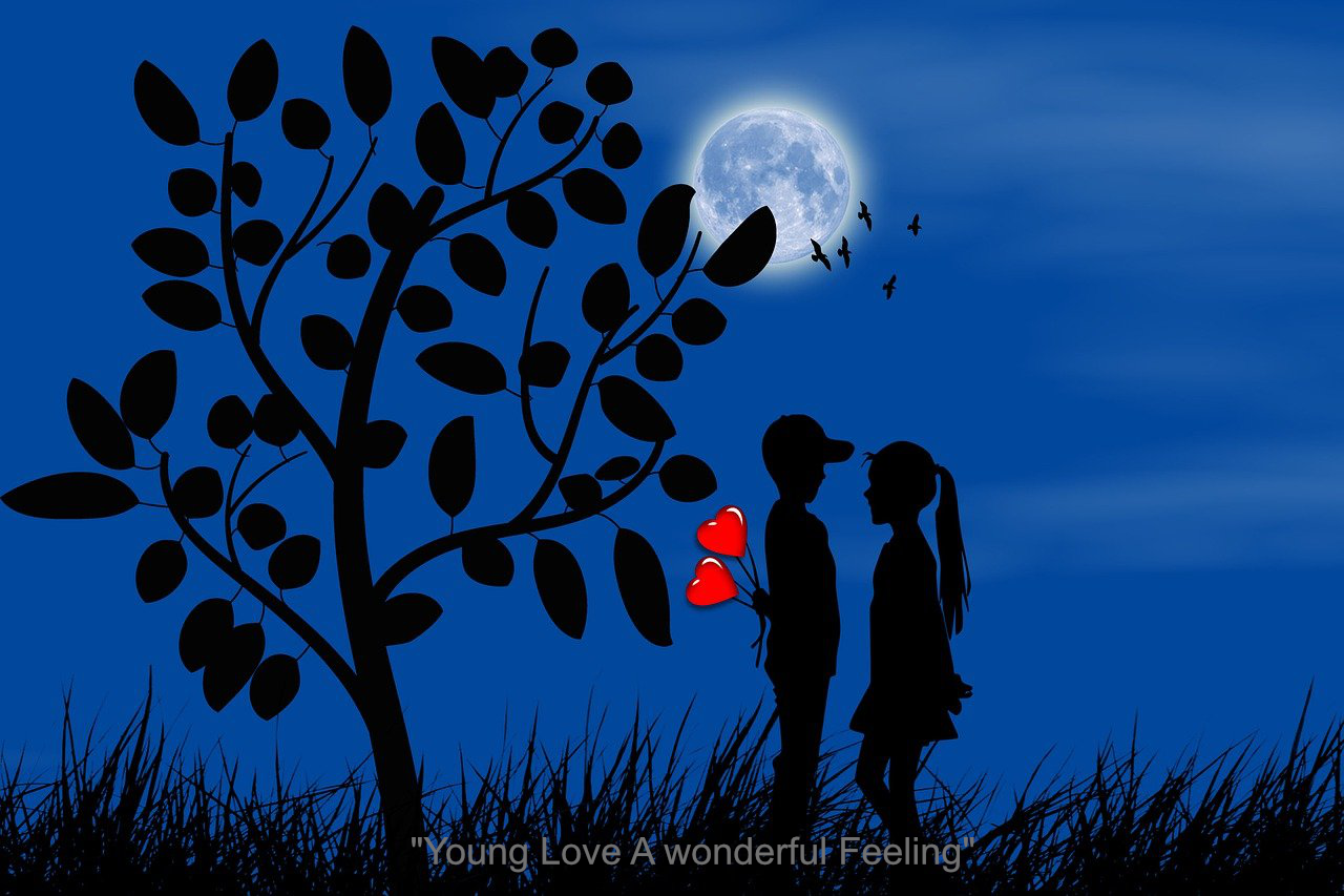 "Young Love a wonderful feeling".