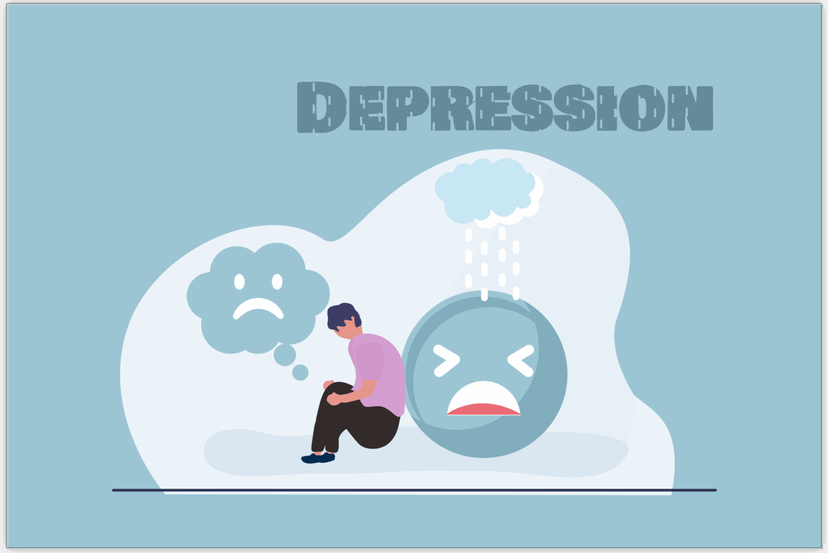 Visual representation of depression.