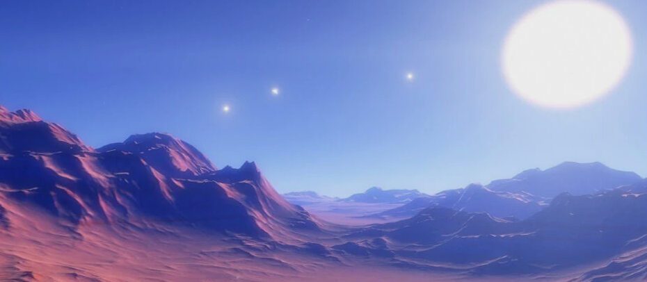 Alien landscape of the keepers.